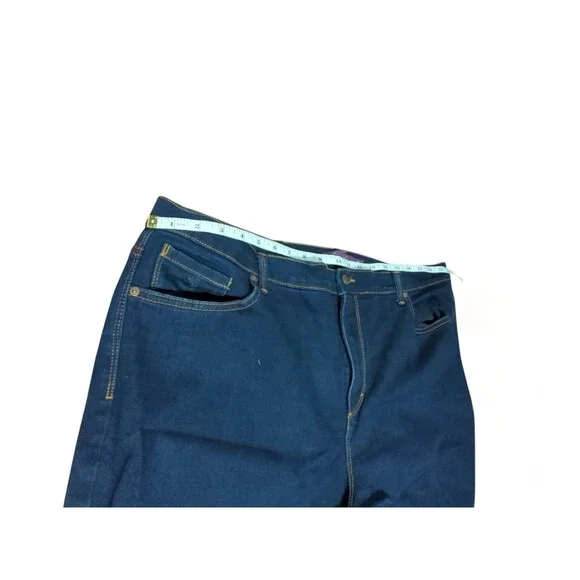 Gloria Vanderbilt Amanda Straight Leg Women's size 20W  Dark Wash Blue Denim - Picture 7 of 9